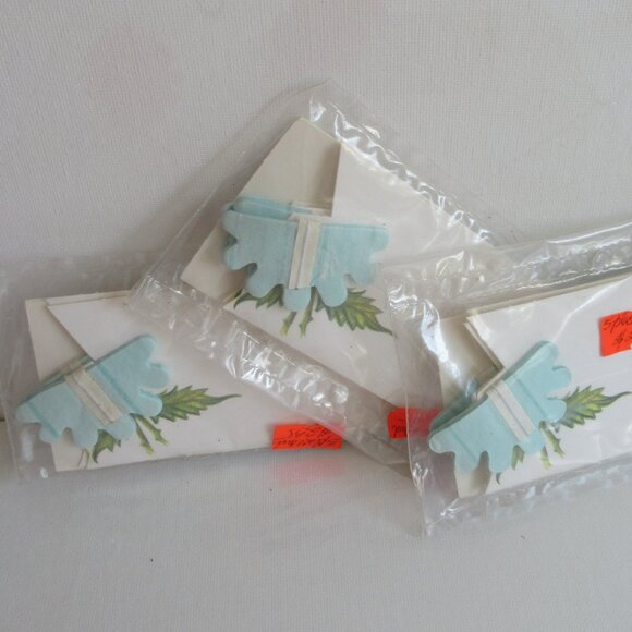 Shades of Blue Wedding Place Holders, Floral, Accent, Event, Decor, Vintage - Picture 2 of 10